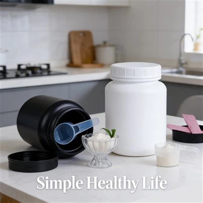 Svartar HDPE flöskur